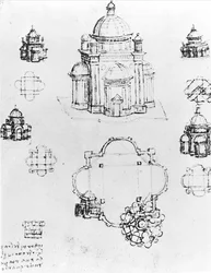 Studies for a Building of a Centralised Plan (detail)